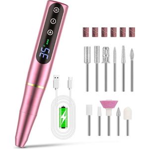 Elektrische Nagelvijl - Nagelfrees - Electric Nail File - Manicureset - Manicure - Pedicure - Nagelvijl - Nagelboor - Kerstcadeau - Sinterklaas - Sinterklaas Cadeau - Cadeau Voor Vrouw - Cadeau Voor Man - Cadeau