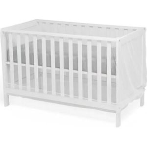 Klamboe Ledikant - Universele klamboe voor Ledikant & Baby Bed - Muskietennet Ledikant - Muggennet