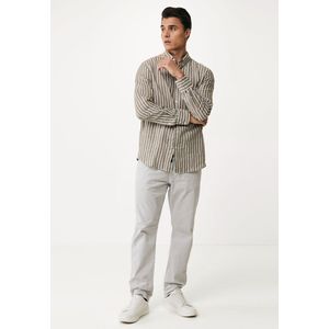 Mexx Gestreept Regular Fit Overhemd AIDEN Mid Green