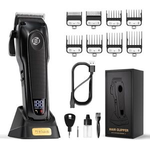 Equivera Tondeuse Hoofdhaar - Tondeuse - Haar Trimmer - Baard Trimmer - Professionele Tondeuse - Tondeuse Set - Kit - Voor Heren - Premium