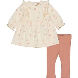 Quapi Meisjes baby kledingset: Jurk Karlijn en Legging Kumi maat 74