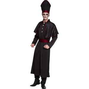 Boland - Kostuum Dark priest (50/52) - Volwassenen - Priester - Halloween en Horror- Religie