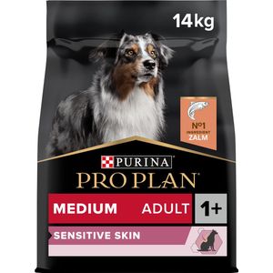 Pro Plan Medium Adult Sensitive Skin - Hondenvoer Droogvoer - Zalm - 14 kg