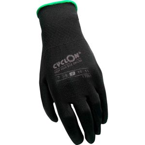 Cyclon Werkhandschoenen Nylon/pu Unisex Zwart/groen Maat 9