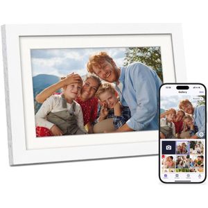 DailySupplies® Digitale Fotolijst met Wifi - Fotolijsten - Frameo App - HD Kwaliteit - Wit