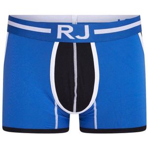 RJ Bodywear - Heren - RJ Pure Color Heren Boxershort Colorblock Blauw  - Blauw - XXL