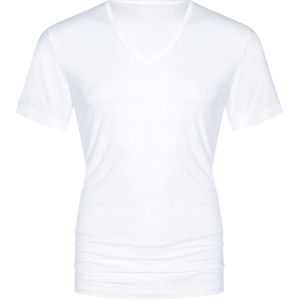 Mey Shirt Korte Mouw V-Hals Superior Heren 34066 101 weiss 4/S