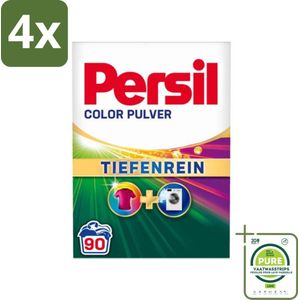 Persil Color - Waspoeder - Gekleurde Was - 90 Wasbeurten - Voordeelverpakking - 4 stuks - Waspoeder - Gekleurde was