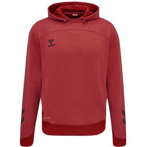 Hummel Lead Poly Hoodie Rood S Man