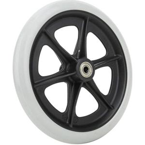 Voorwielen 8 inch rolstoelen antislip rubberen voorzwenkwielen - Vervanging rolstoelwielen rollators reserveonderdelen gehandicaptenhulpmiddelen