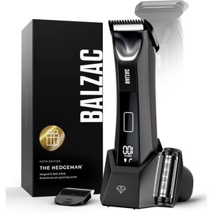 BALZAC® The Hedgeman® 5.0 - Bodygroomer Mannen - Waterdicht - Foil Shaver - Extra Veilig - Manscaped - Trimmer Schaamstreek - Body Trimmer Heren