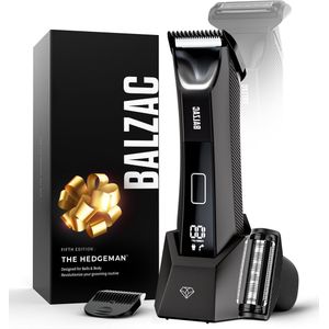 BALZAC® The Hedgeman® 5.0 - Bodygroomer Mannen - Waterdicht - Foil Shaver - Extra Veilig - Manscaped - Trimmer Schaamstreek - Body Trimmer Heren