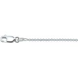 Zilveren Collier anker rond 1 1018841 50 cm