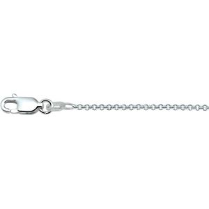 Zilveren Collier anker rond 1 1018841 50 cm