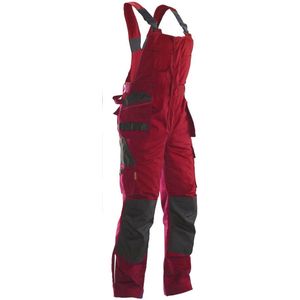 Jobman 3730 Bib N' Brace 65373020 - Rood/Zwart - C60