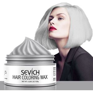 Sevich Professionele en Kwalitatieve Haarverf - Tijdelijke Haarkleur - Haar Wax - Haircoloring Wax - Uitwasbaar - 100% Ntuurlijke Ingredienten – Wit – Assortiment “Het Gemak’