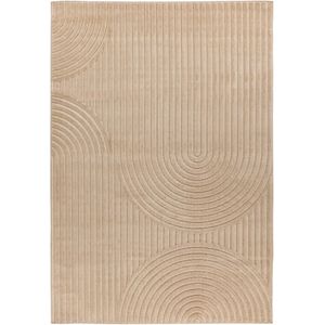 Lalee Viva | Modern Vloerkleed Laagpolig | Beige | Tapijt | Karpet | Nieuwe Collectie 2024 | Hoogwaardige Kwaliteit | 160x230 cm