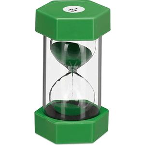 Zandloper - Zandlopers - Zandloper met tijd - Bewegende zandloper - Premium zandloper - Zandloper XL - Grote timer - Grote zandloper - 1 minuut - Groen