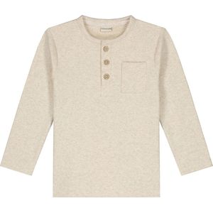Prénatal peuter shirt - Jongens Kleding - Soft Brown Melange - Maat 92