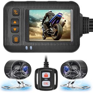 Dashcam - Dashcam Voor Motor - Dashcam Voor en Achter - Met Achteruitrijcamera - Met Nachtzicht - Full HD - 64 GB