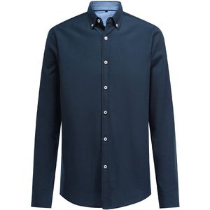 Allthemen Heren Zakelijk Overhemd - Strijkvrij & Katoen Ademend - M