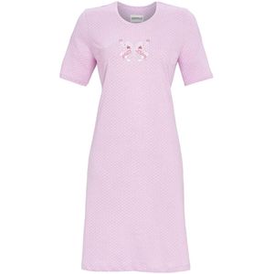Orchideeroze katoenen nachthemd Ringella - Roze - Maat - 36