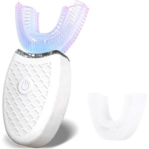 Elektrische tandenborstel - U-vormig - Automatisch - Ultrasoon - Vervangende borstelkoppen