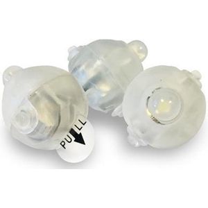 LED ballonlampjes knipperend 20 Stuks (wit)