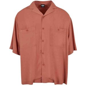 Urban Classics - Oversized Resort Overhemd - 4XL - Oranje