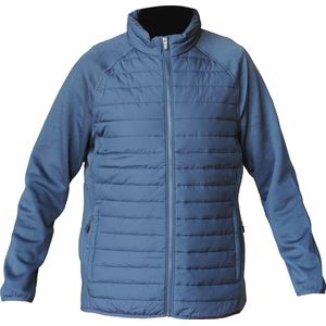 Skechers GO Shield Hybrid Jacket JA23-089-CCNV, Mannen, Marineblauw, Jasje, maat: L