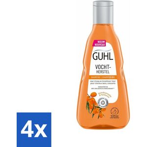 Guhl - Shampoo - Vochtherstel - 250 ml - Voordeelverpakking - 4 stuks