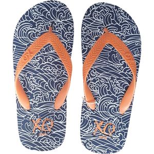 XQ footwear - teenslippers - oranje - blauw - zomer - maat 29/30