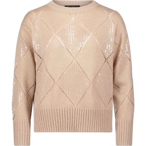 BETTY BARCLAY - Dames pull - Maat M - Vrouwen - Bruin - Acryl