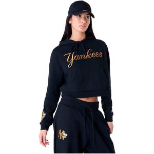 New Era - MLB Graphic Crop - Hoodie - Zwart
