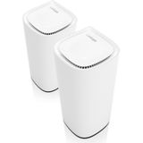 Linksys Velop Pro Tri-band (2,4 GHz / 5 GHz / 6 GHz) Wi-Fi 6E (802.11ax) Wit 1 Intern