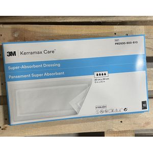 3M -KERRAMAX - CARE SUPER-ABS DRESSING - NON-ADH - 20 x 50 cm - 10 stuks in een doos