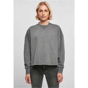 Urban Classics - Heavy Terry Garment Dye Crewneck sweater/trui - M - Grijs