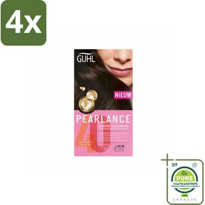 Guhl – Crème-Kleuring – Nr. 40 Middenbruin Brazil Nut – 117 ml - Voordeelverpakking - 4 stuks - Permanente haarkleuring - Haarkleur middenbruin