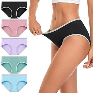 Katoenen Hipster Ondergoed Dames Multipack - Comfortabele Lage Taille Slips