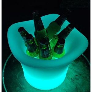 Wijnkoeler - IJsemmer - LED - Sfeerverlichting - Sfeerlamp - 16 kleuren - Draadloos