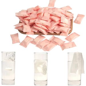 Dolaso Komprimeerde papieren handdoeken-100 stuks-eenmalige handdoeken-munten-handdoeken-schoonheidsmiddelen-zweethanddoeken-draagbare anti-allergische-geschikt voor kamperen-gezinsbijeenkomsten