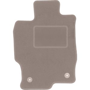 Beige bestuurdersmat voor: Mazda 6 II GH sedan, stationwagen, liftback, hatchback (2007-2012)