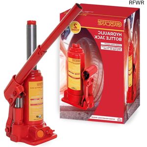 RFWR® Hydraulische Flessenkrik 2 Ton - Krachtig en Duurzaam voor Onderhoud