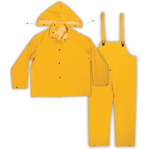 Rain Wear R101 3 pieces Yellow X-Large - Waterproof Rainsuit