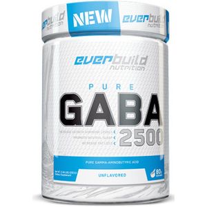 EVERBUILD Pure GABA 2500 - Slaap & Ontspanning – Stressverlagend – Natuurlijke Hersenondersteuning – 100% Puur – 100 Servings