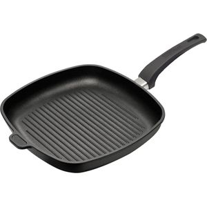 Eurolux Grillpan 28x28 cm met Afneembare Steel - MicroCERAMIC - Geschikt voor Alle Warmtebronnen