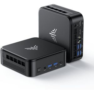 Mini PC – Mini Computer – Compact Desktop – Kleine PC – Gaming PC – AMD Ryzen 7 16GB DDR4 512GB SSD – Triple 4K Scherm Ondersteuning – WiFi 6 & USB Type-C