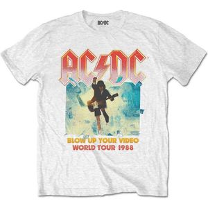 AC/DC - Blow Up Your Video Heren T-shirt - S - Wit
