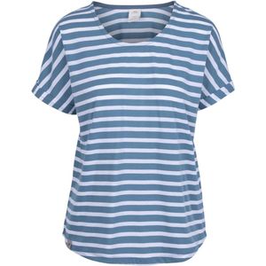 Trespass Damen T-Shirt Megan Storm Blue Stripe-S