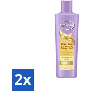 Andrélon – Shampoo – Stralend Blond – 250 ml - Voordeelverpakking - 2 stuks